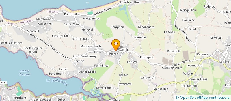 localisation de l'entreprise MONSIEUR GREGORY BLANC  PLOUGOULM