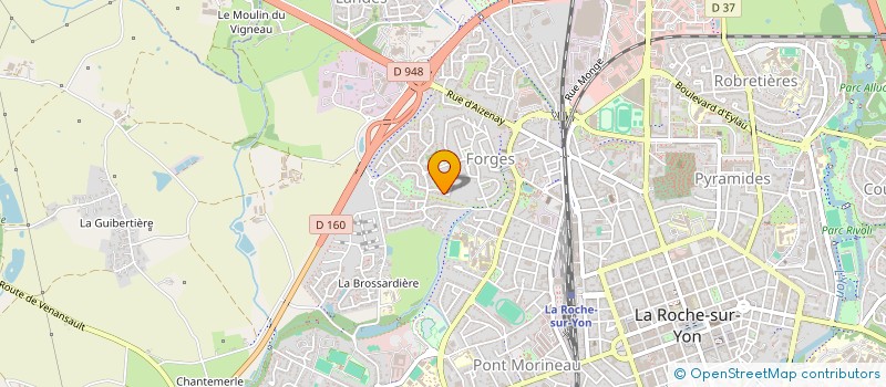 localisation de l'entreprise MONSIEUR GREGORY BLARY  LA ROCHE-SUR-YON