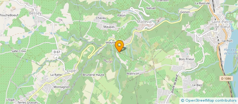 localisation de l'entreprise MONSIEUR GREGORY BLIN  AUBENAS