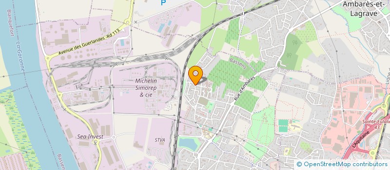 localisation de l'entreprise MONSIEUR GREGORY BOBINET  BASSENS