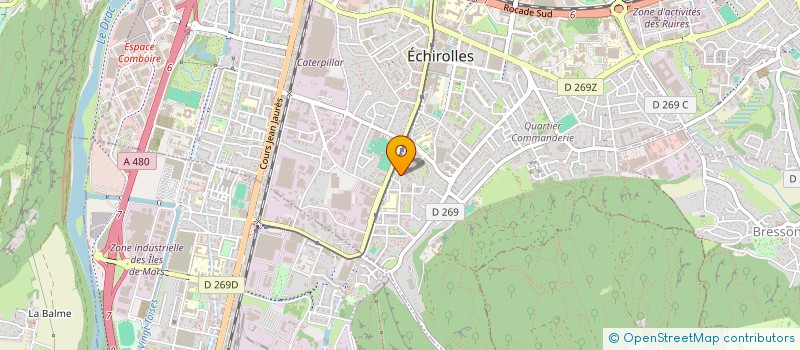 localisation de l'entreprise MONSIEUR GREGORY BOCK  ECHIROLLES