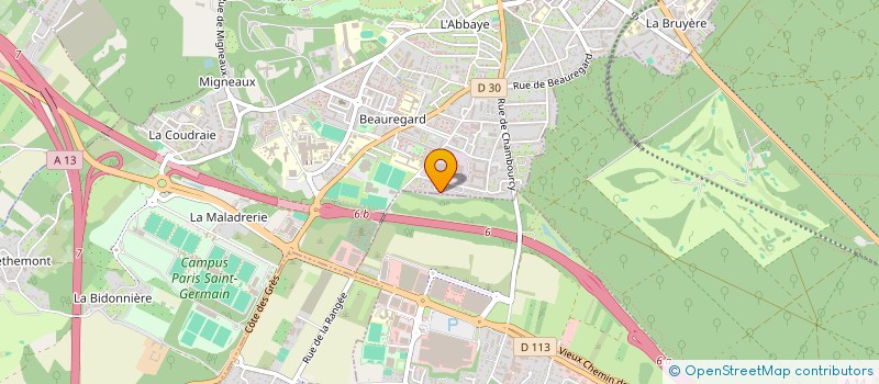 localisation de l'entreprise MONSIEUR GREGORY BOCQUENET  POISSY