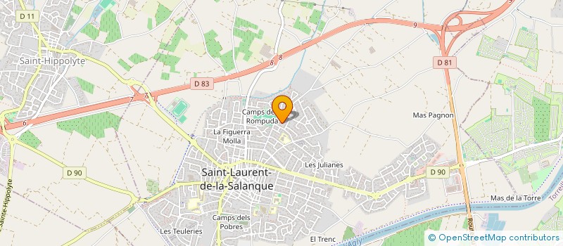 localisation de l'entreprise MONSIEUR GREGORY BOIL  SAINT-LAURENT-DE-LA-SALANQUE