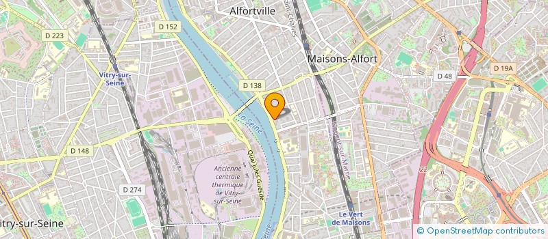 localisation de l'entreprise MONSIEUR GREGORY BOISSINOT à ALFORTVILLE