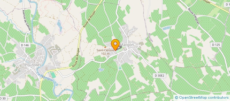 localisation de l'entreprise MONSIEUR GREGORY BONNET  MARGON