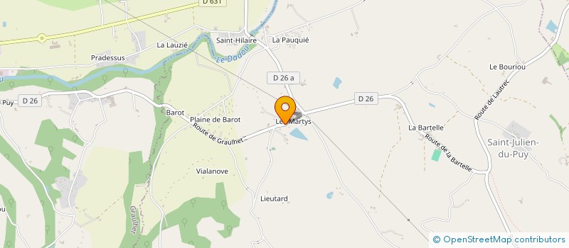 localisation de l'entreprise MONSIEUR GREGORY BONNET  SAINT-JULIEN-DU-PUY