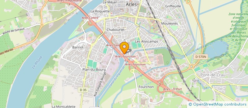 localisation de l'entreprise MONSIEUR GREGORY BOUCHARAT à ARLES