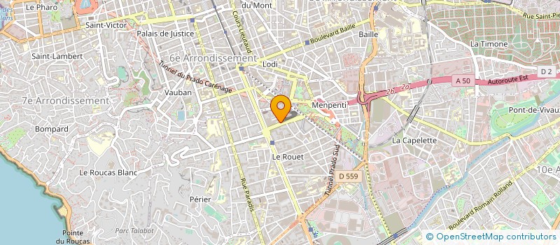 localisation de l'entreprise MONSIEUR GREGORY BOUDOURESQUE à MARSEILLE