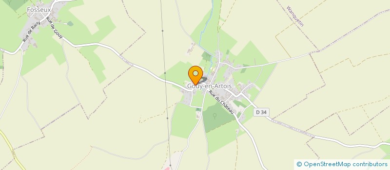 localisation de l'entreprise MONSIEUR GREGORY BOUDRINGHIN  GOUY-EN-ARTOIS