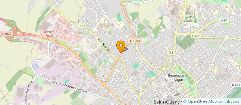 localisation de l'entreprise MONSIEUR GREGORY BOURBON à SAINT-QUENTIN