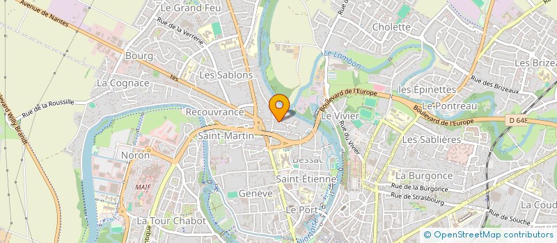 localisation de l'entreprise MONSIEUR GREGORY BOURLOTON à NIORT