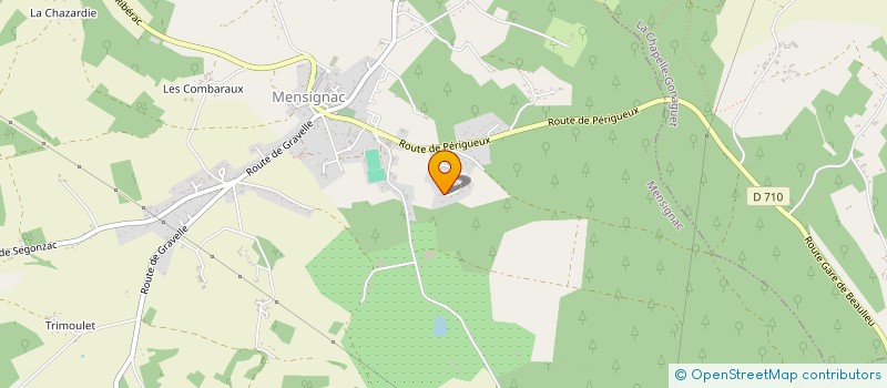localisation de l'entreprise MONSIEUR GREGORY BOURNOT à MENSIGNAC