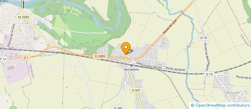 localisation de l'entreprise MONSIEUR GREGORY BOUTAREL  VERTAIZON