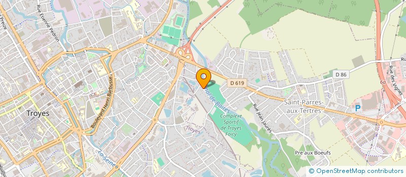 localisation de l'entreprise MONSIEUR GREGORY BOUTON  SAINT-PARRES-AUX-TERTRES