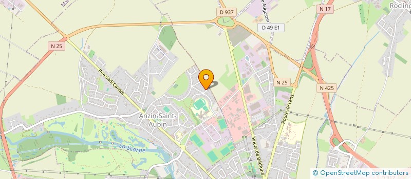 localisation de l'entreprise MONSIEUR GREGORY BOZZINI  ANZIN-SAINT-AUBIN