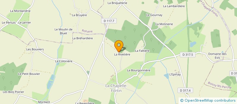 localisation de l'entreprise MONSIEUR GREGORY BRACHET à LA CHAPELLE FORTIN