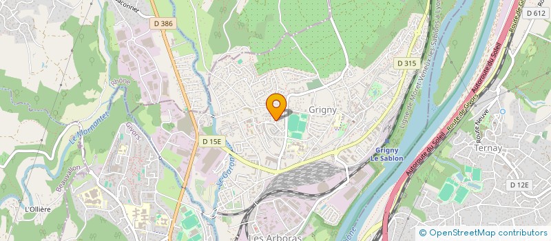 localisation de l'entreprise MONSIEUR GREGORY BRAHMI à GRIGNY