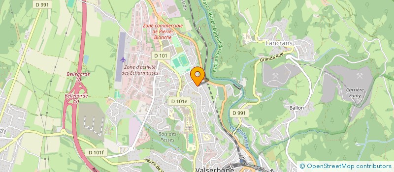 localisation de l'entreprise MONSIEUR GREGORY BRIFFOD  VALSERHONE