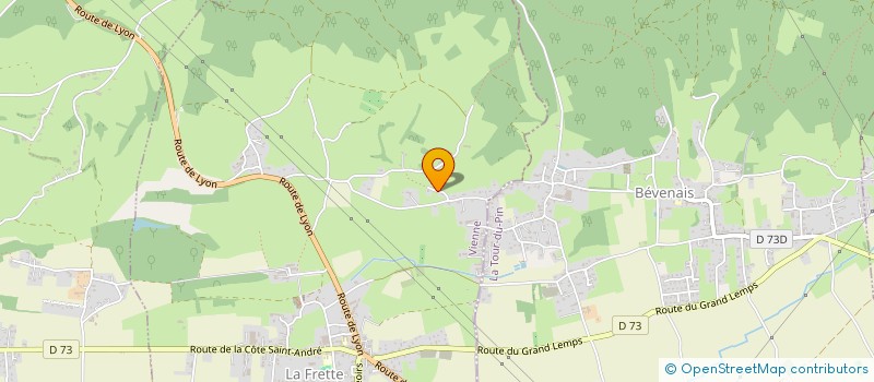 localisation de l'entreprise MONSIEUR GREGORY BRIGNONE  LA FRETTE