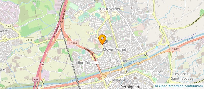 localisation de l'entreprise MONSIEUR GREGORY BRISSET  PERPIGNAN