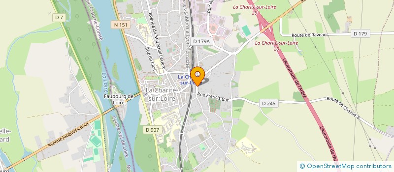 localisation de l'entreprise MONSIEUR GREGORY BRISSET à LA CHARITE-SUR-LOIRE