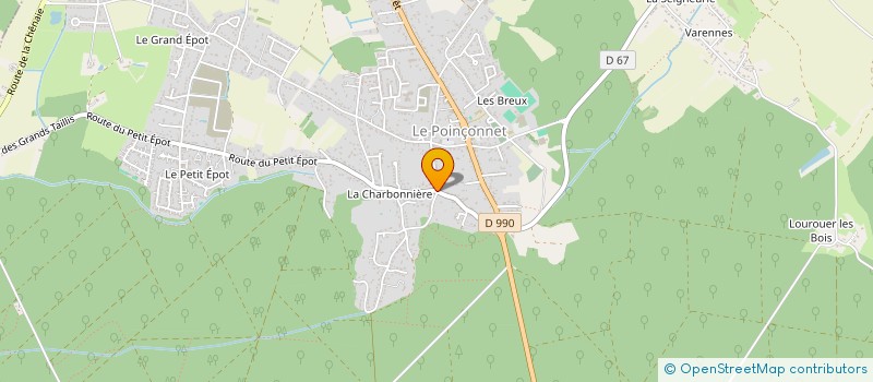 localisation de l'entreprise MONSIEUR GREGORY BRISSON à LE POINCONNET