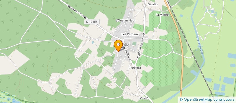 localisation de l'entreprise MONSIEUR GREGORY BRONARD  VENSAC