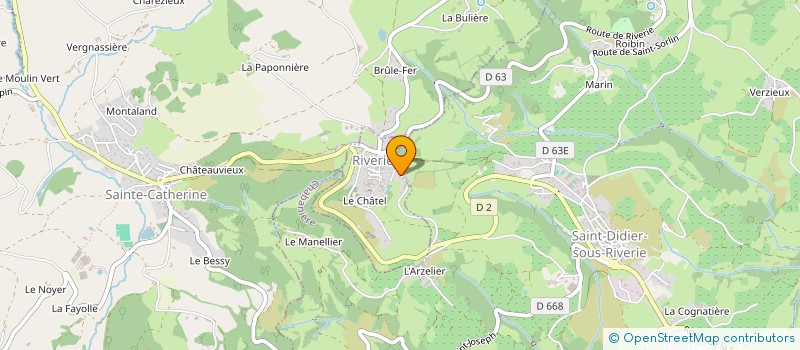 localisation de l'entreprise MONSIEUR GREGORY BROUILLET  RIVERIE