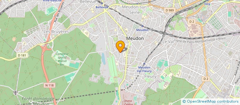 localisation de l'entreprise MONSIEUR GREGORY BRUCHET à MEUDON