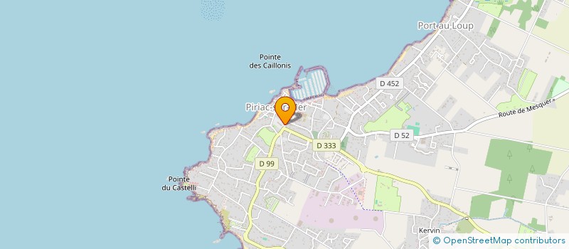 localisation de l'entreprise MONSIEUR GREGORY BRUEL à PIRIAC-SUR-MER