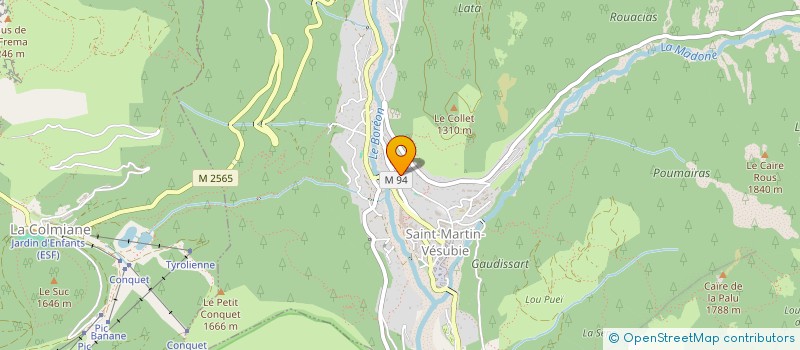 localisation de l'entreprise MONSIEUR GREGORY BRUN  SAINT-MARTIN-VESUBIE