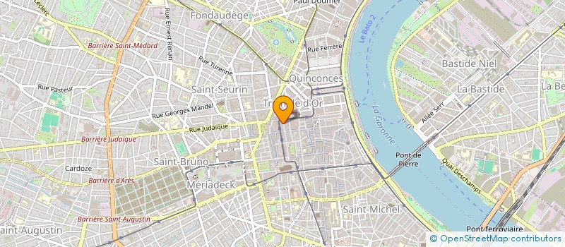 localisation de l'entreprise MONSIEUR GREGORY BRUNEAU  BORDEAUX