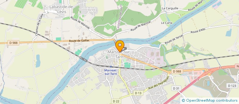 localisation de l'entreprise MONSIEUR GREGORY BRUNED  MARSSAC-SUR-TARN