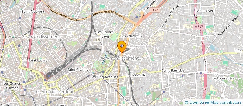 localisation de l'entreprise MONSIEUR GREGORY BRUYERE à MARSEILLE