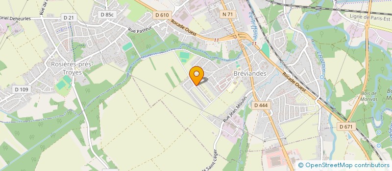 localisation de l'entreprise MONSIEUR GREGORY BRYON  BREVIANDES