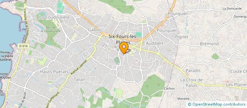 localisation de l'entreprise MONSIEUR GREGORY BUIX à SIX-FOURS-LES-PLAGES