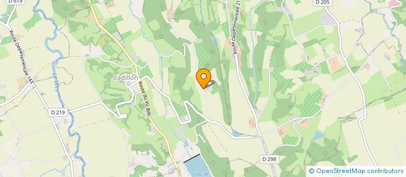 localisation de l'entreprise MONSIEUR GREGORY BYCZYK  CADILLON