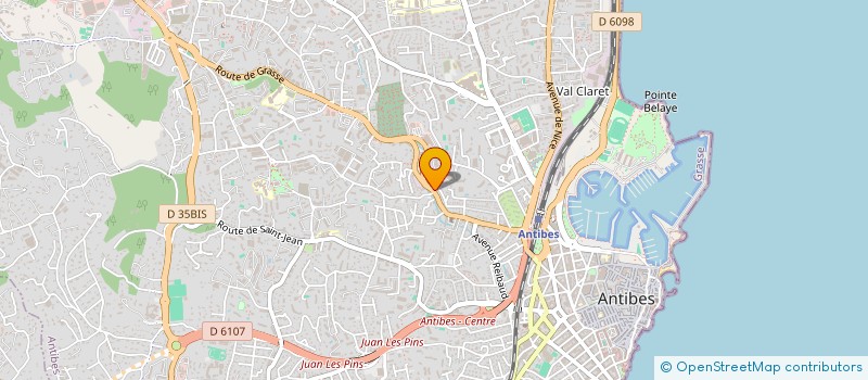 localisation de l'entreprise MONSIEUR GREGORY CACCAMO à ANTIBES