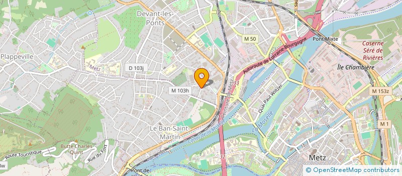 localisation de l'entreprise MONSIEUR GREGORY CACCIATORE  METZ