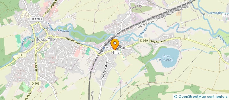 localisation de l'entreprise MONSIEUR GREGORY CADET  MARCILLY-SUR-TILLE