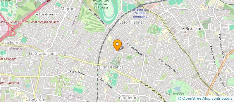 localisation de l'entreprise MONSIEUR GREGORY CAILLIEZ à BORDEAUX