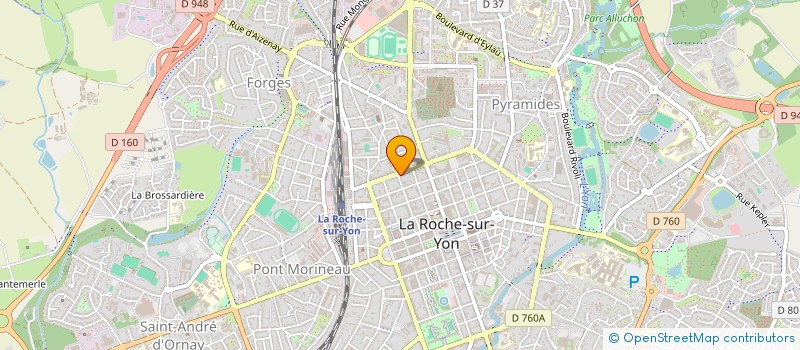 localisation de l'entreprise MONSIEUR GREGORY CALLEAU  LA ROCHE-SUR-YON