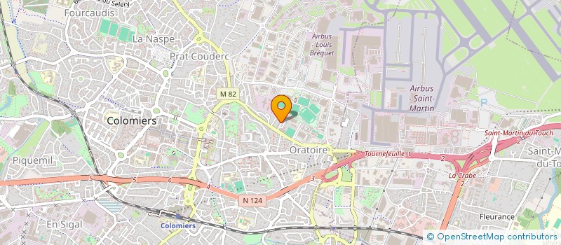 localisation de l'entreprise MONSIEUR GREGORY CALMET à COLOMIERS