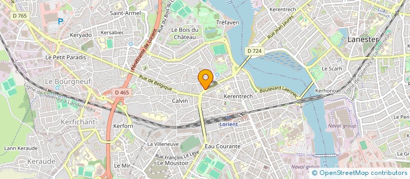 localisation de l'entreprise MONSIEUR GREGORY CARER  LORIENT