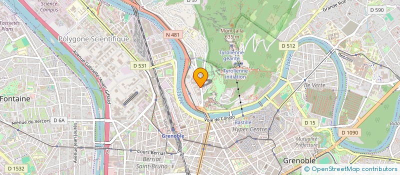 localisation de l'entreprise MONSIEUR GREGORY CARO  GRENOBLE