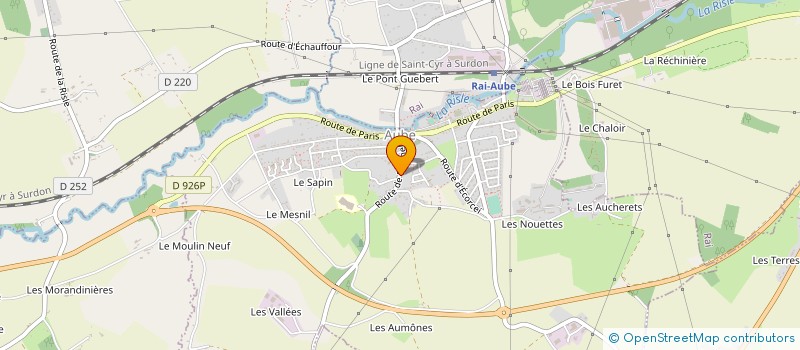 localisation de l'entreprise MONSIEUR GREGORY CARON à AUBE