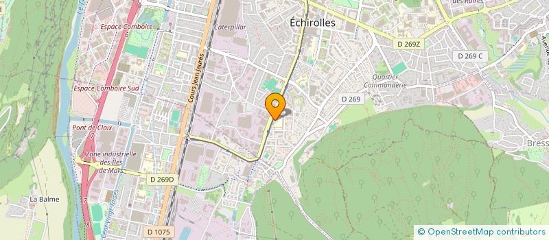 localisation de l'entreprise MONSIEUR GREGORY CARTIER à ECHIROLLES