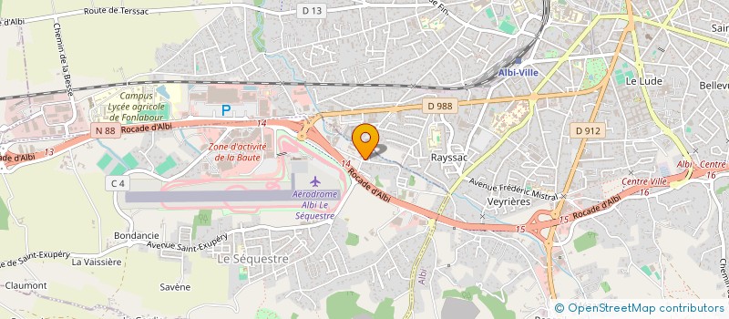 localisation de l'entreprise MONSIEUR GREGORY CARTILLIER  LE SEQUESTRE