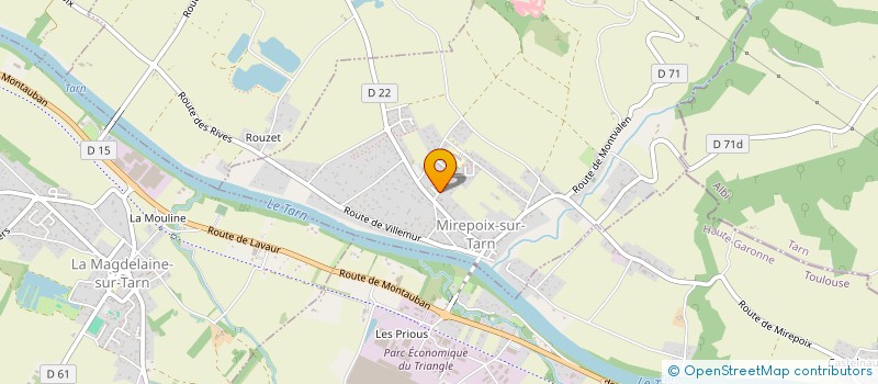 localisation de l'entreprise MONSIEUR GREGORY CASIER  MIREPOIX-SUR-TARN