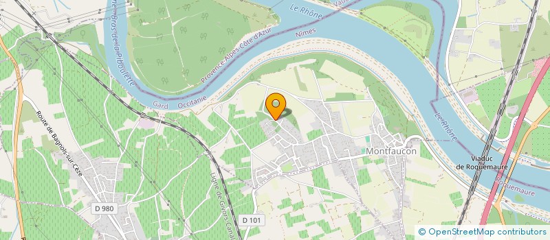 localisation de l'entreprise MONSIEUR GREGORY CASTEL  MONTFAUCON